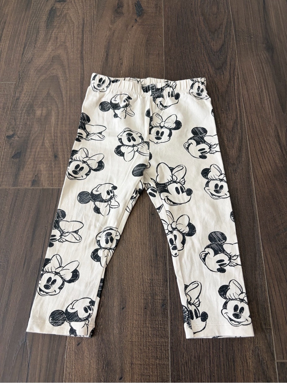 BabyGAP Black and White Disney Leggings
